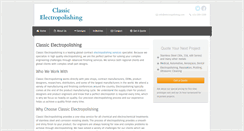 Desktop Screenshot of electropolishing.com